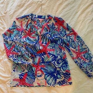 Lilly Pulitzer Elisa Silk Top